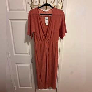 *NWT Pink Midi Evening Dress